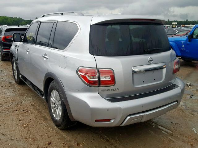 JN8AY2NC0H9502336 - 2017 NISSAN ARMADA SV SILVER photo 3