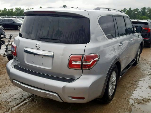 JN8AY2NC0H9502336 - 2017 NISSAN ARMADA SV SILVER photo 4