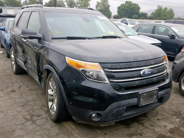 1FM5K7F80EGA17641 - 2014 FORD EXPLORER L BLACK photo 1