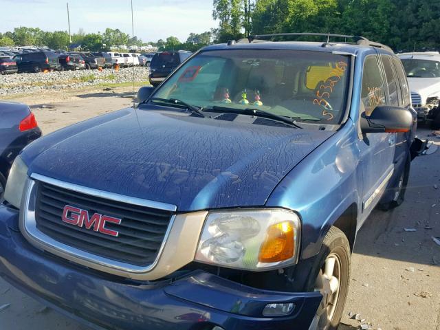 1GKDS13S052376938 - 2005 GMC ENVOY BLUE photo 2