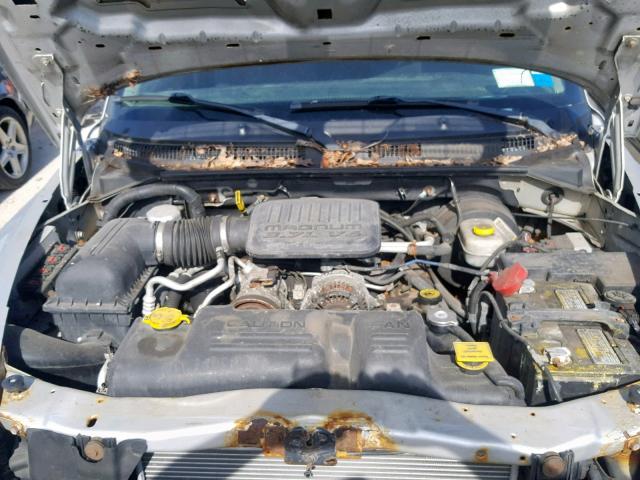 1D7HG12K04S749061 - 2004 DODGE DAKOTA SXT GRAY photo 7