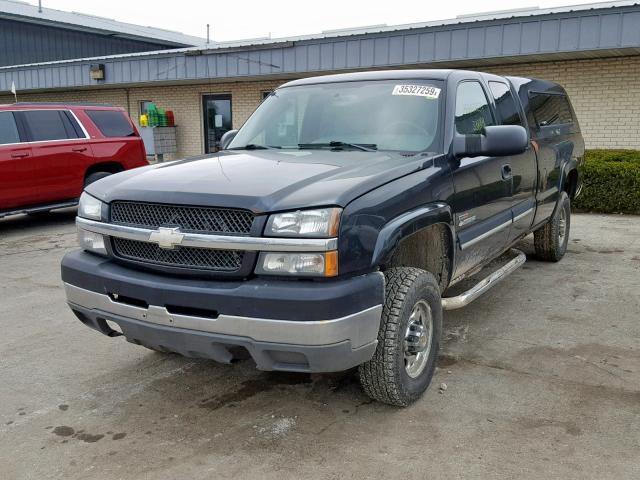 1GCHK29104E106462 - 2004 CHEVROLET SILVERADO CHARCOAL photo 2