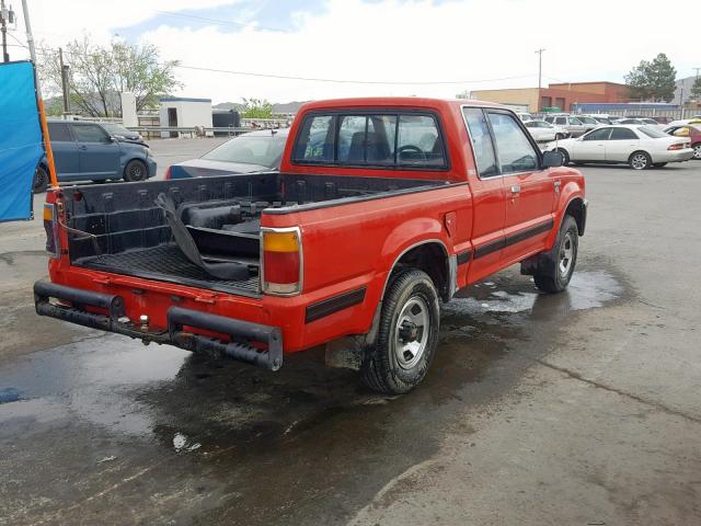 JM2UF6145K0798305 - 1989 MAZDA B2600 CAB RED photo 4