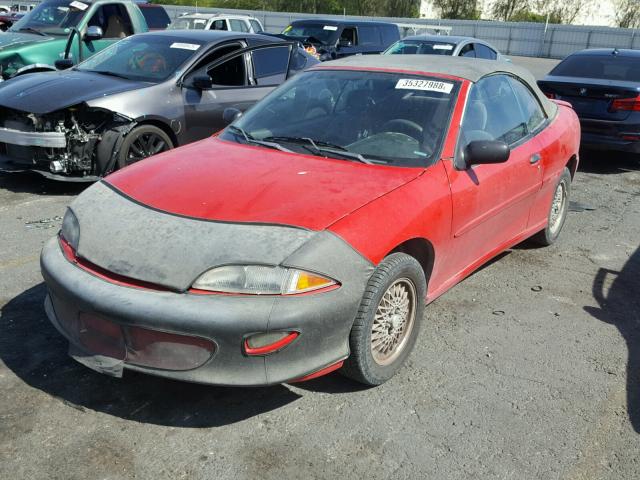 4G1JF32T5XB906274 - 1999 CHEVROLET CAVALIER Z RED photo 2