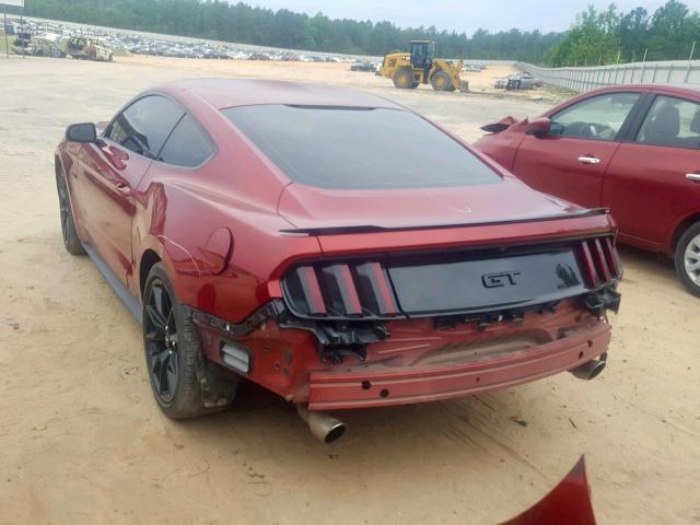 1FA6P8CF1H5270119 - 2017 FORD MUSTANG GT RED photo 3