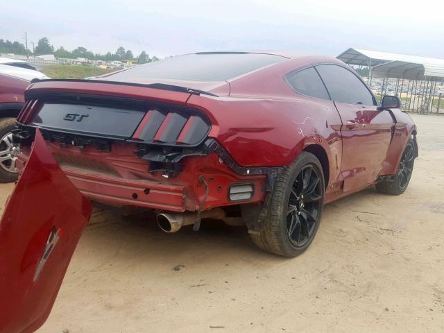 1FA6P8CF1H5270119 - 2017 FORD MUSTANG GT RED photo 4