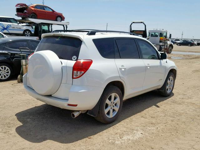 JTMZK31V965002127 - 2006 TOYOTA RAV4 LIMIT WHITE photo 4