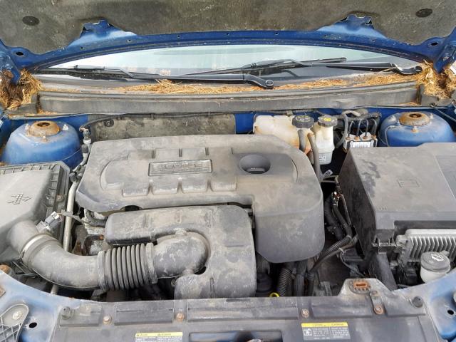 1G2ZF55B364270732 - 2006 PONTIAC G6 SE BLUE photo 7