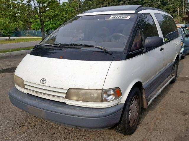 JT3AC12R6M0044494 - 1991 TOYOTA PREVIA LE WHITE photo 2