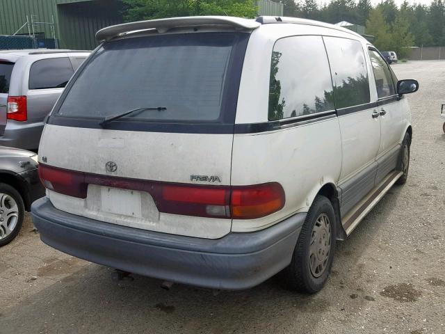 JT3AC12R6M0044494 - 1991 TOYOTA PREVIA LE WHITE photo 4