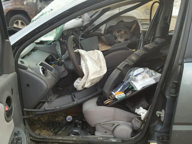 1G8AJ55F47Z186671 - 2007 SATURN ION LEVEL GRAY photo 5
