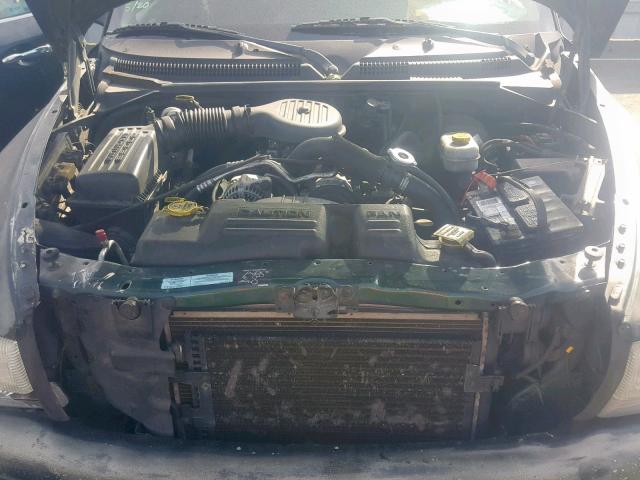 1B7GL2AX0YS707970 - 2000 DODGE DAKOTA QUA GREEN photo 7