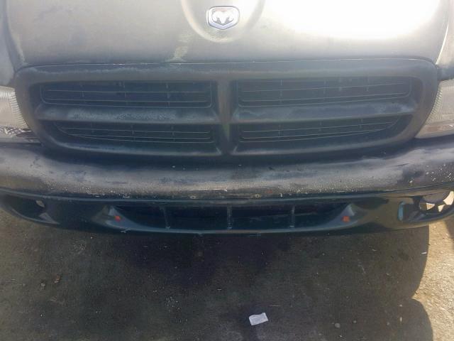 1B7GL2AX0YS707970 - 2000 DODGE DAKOTA QUA GREEN photo 9