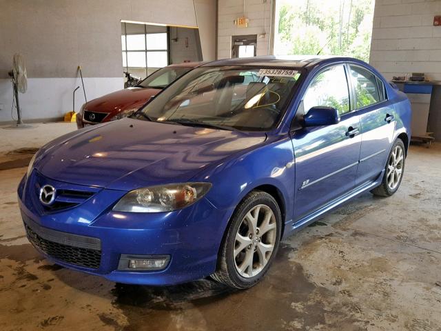 JM1BK323571693051 - 2007 MAZDA 3 S BLUE photo 2