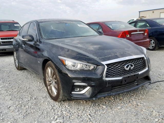 JN1EV7AP1KM514742 - 2019 INFINITI Q50 LUXE BLACK photo 1