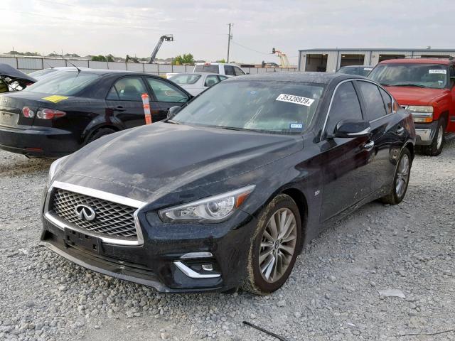 JN1EV7AP1KM514742 - 2019 INFINITI Q50 LUXE BLACK photo 2