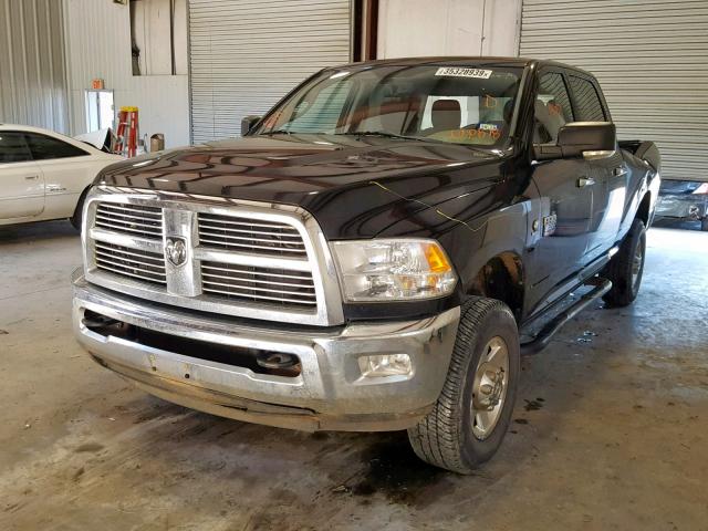 3D7UT2CL8BG630878 - 2011 DODGE RAM 2500 BLACK photo 2