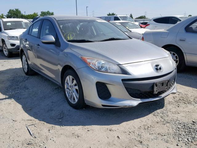 JM1BL1V89C1580187 - 2012 MAZDA 3 I SILVER photo 1