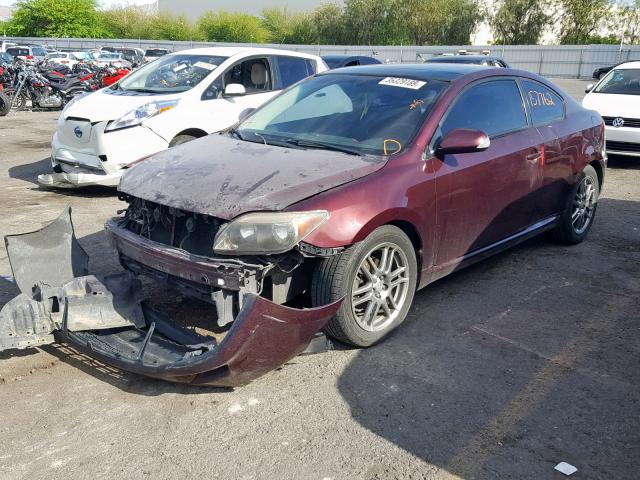 JTKDE177160069180 - 2006 TOYOTA SCION TC PURPLE photo 2