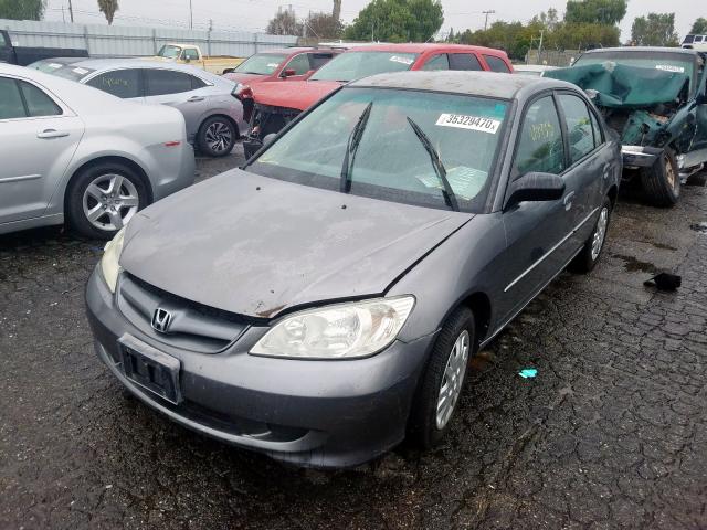 2HGES15674H644701 - 2004 HONDA CIVIC LX  photo 2