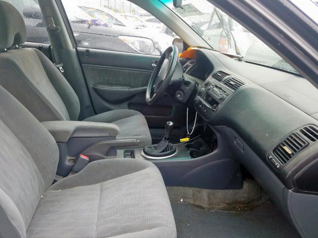 2HGES15674H644701 - 2004 HONDA CIVIC LX  photo 5