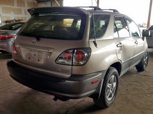 JTJGF10U410106150 - 2001 LEXUS RX 300 TAN photo 4