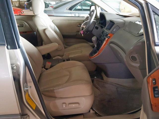 JTJGF10U410106150 - 2001 LEXUS RX 300 TAN photo 5