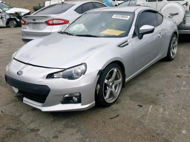 JF1ZCAC16E8601548 - 2014 SUBARU BRZ 2.0 LI SILVER photo 2