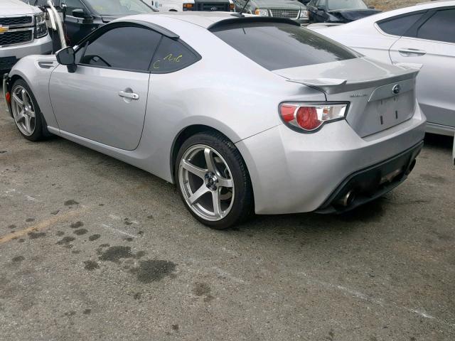 JF1ZCAC16E8601548 - 2014 SUBARU BRZ 2.0 LI SILVER photo 3