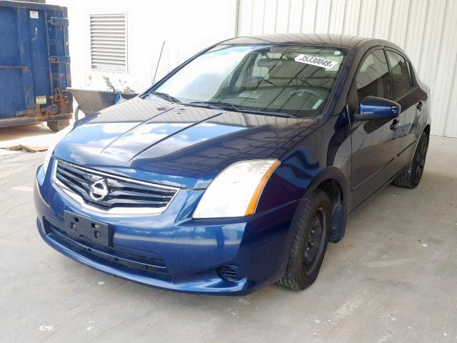 3N1AB6AP3CL756087 - 2012 NISSAN SENTRA 2.0 BLUE photo 2