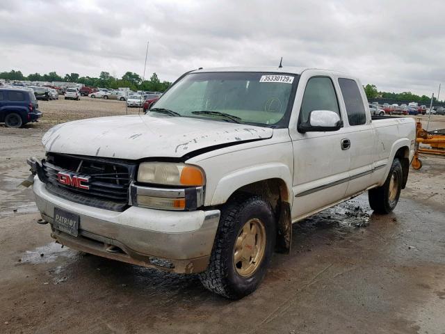 2GTEK19T421295548 - 2002 GMC NEW SIERRA WHITE photo 2