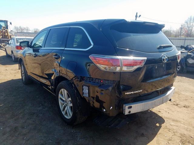 5TDBKRFH7FS110957 - 2015 TOYOTA HIGHLANDER LE  photo 3