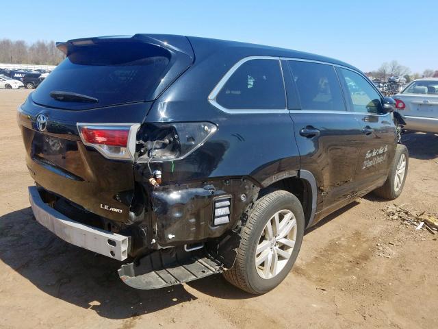 5TDBKRFH7FS110957 - 2015 TOYOTA HIGHLANDER LE  photo 4