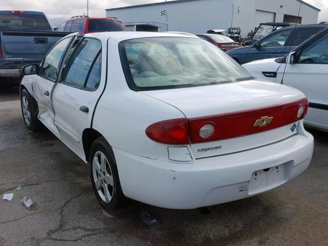 3G1JC54654S108161 - 2004 CHEVROLET CAVALIER B WHITE photo 3