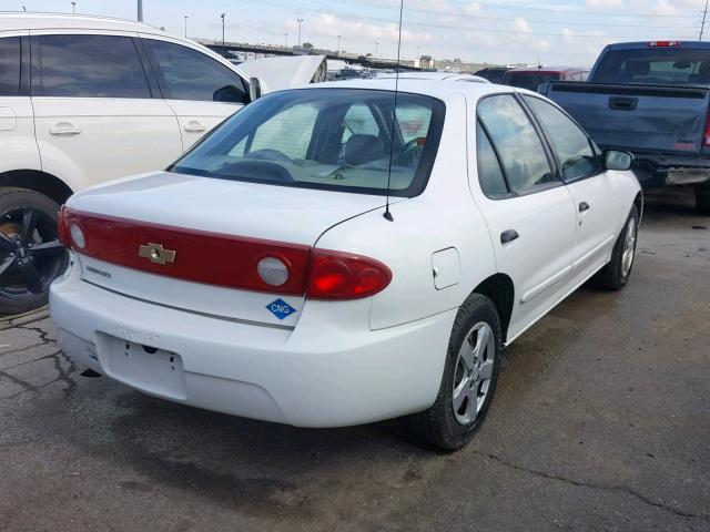 3G1JC54654S108161 - 2004 CHEVROLET CAVALIER B WHITE photo 4