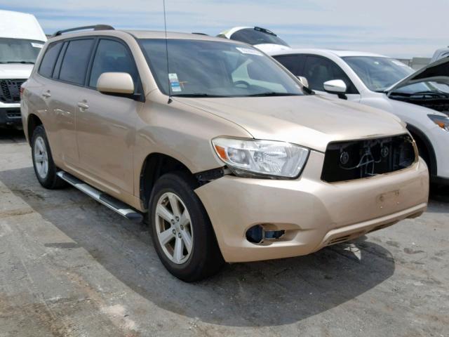 JTEDS41A082017872 - 2008 TOYOTA HIGHLANDER GOLD photo 1