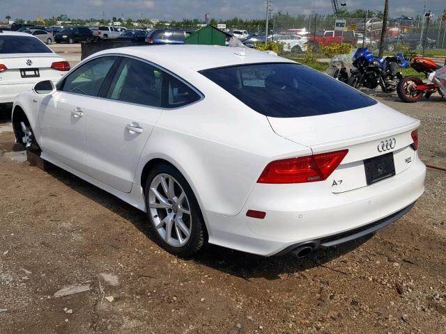 WAUSGAFC5CN005761 - 2012 AUDI A7 PRESTIG WHITE photo 3