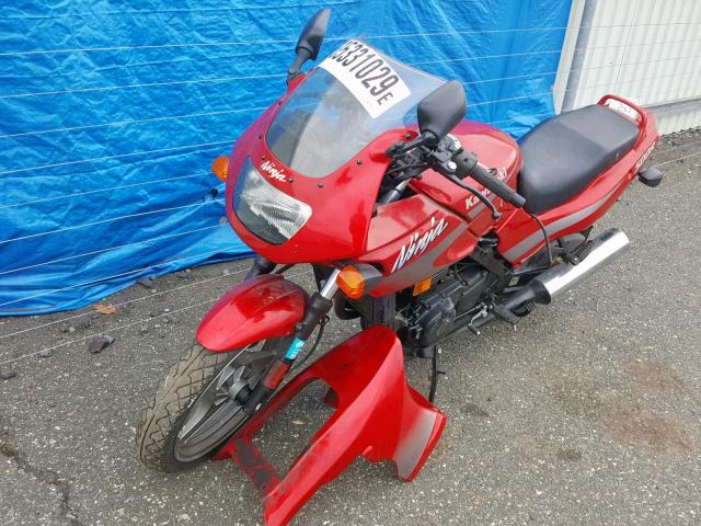 JKAEXVD13WA042161 - 1998 KAWASAKI EX500 D RED photo 2