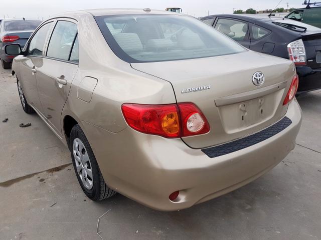 1NXBU40E79Z151595 - 2009 TOYOTA COROLLA BASE  photo 3