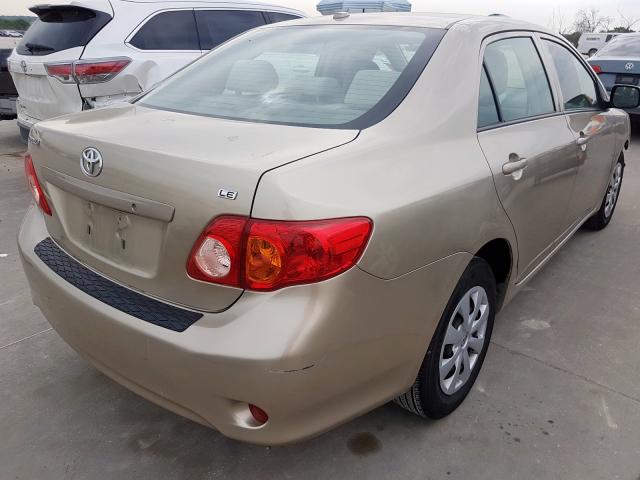 1NXBU40E79Z151595 - 2009 TOYOTA COROLLA BASE  photo 4