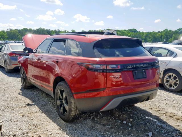 SALYB2EX5KA782185 - 2019 LAND ROVER RANGE ROVE RED photo 3