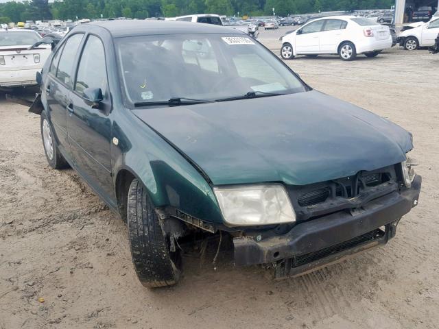 3VWRA29MXYM034149 - 2000 VOLKSWAGEN JETTA GL GREEN photo 1