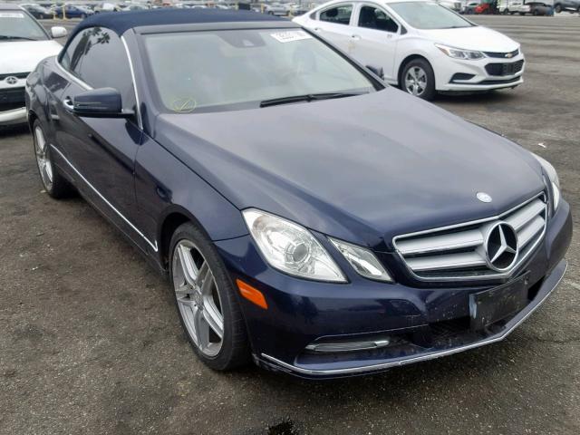 WDDKK5KF5DF213679 - 2013 MERCEDES-BENZ E 350 BLUE photo 1