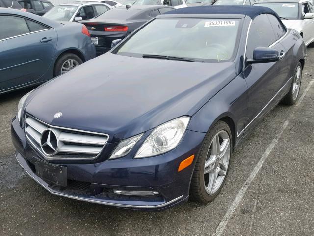 WDDKK5KF5DF213679 - 2013 MERCEDES-BENZ E 350 BLUE photo 2