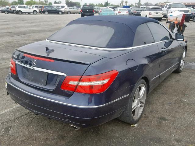 WDDKK5KF5DF213679 - 2013 MERCEDES-BENZ E 350 BLUE photo 4