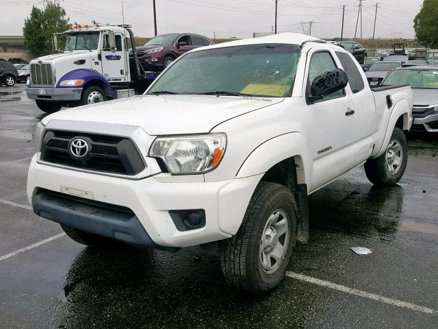 5TFTX4GN0FX049829 - 2015 TOYOTA TACOMA PRE WHITE photo 2