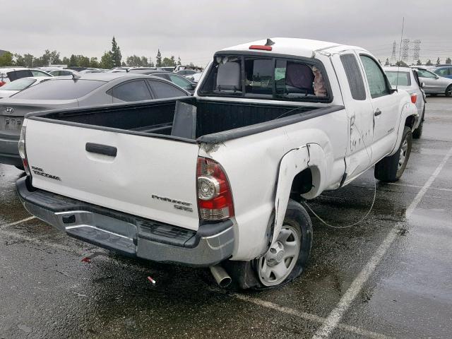 5TFTX4GN0FX049829 - 2015 TOYOTA TACOMA PRE WHITE photo 4