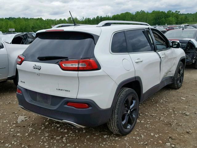 1C4PJMDS8FW527157 - 2015 JEEP CHEROKEE L WHITE photo 4