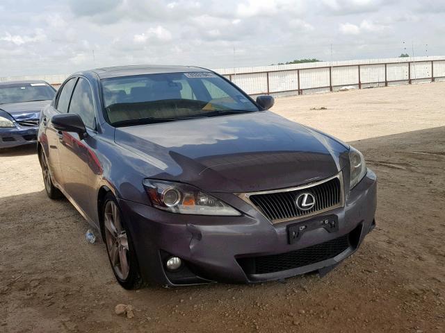 JTHBF5C22C5183022 - 2012 LEXUS IS 250 GRAY photo 1