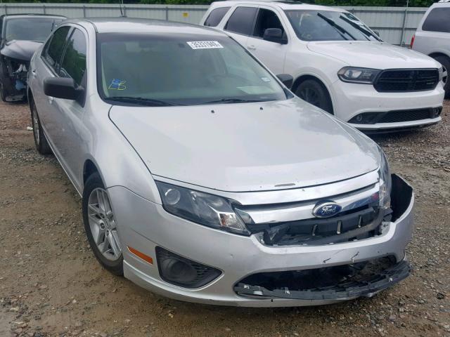 3FAHP0GA4BR178337 - 2011 FORD FUSION S GRAY photo 1